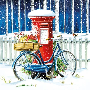 Delivery Bike Christmas Cards