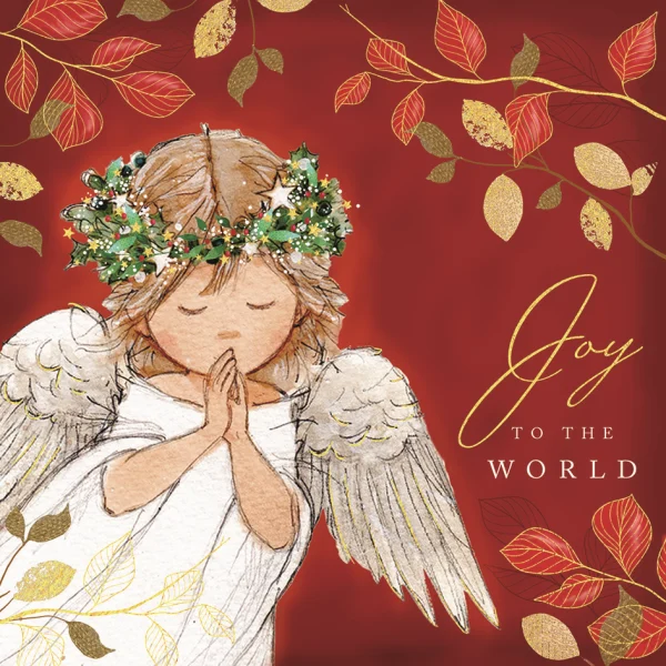 Joy to the World Angel Christmas Cards