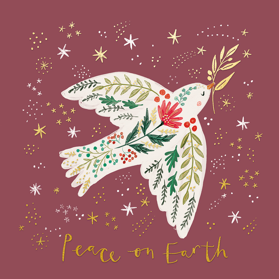 dove christmas cards